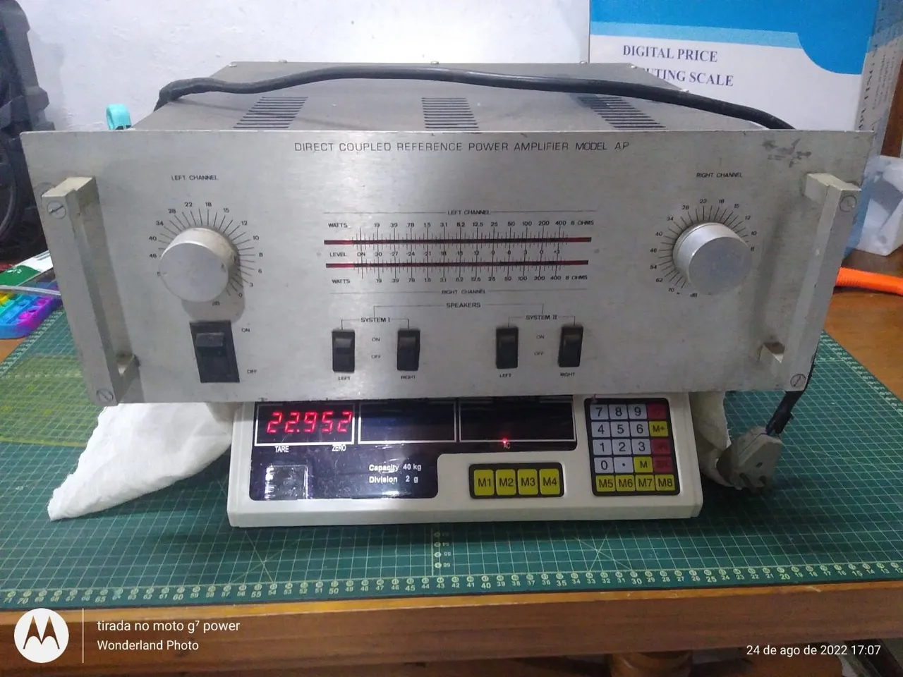 Amplificador antigo vintage