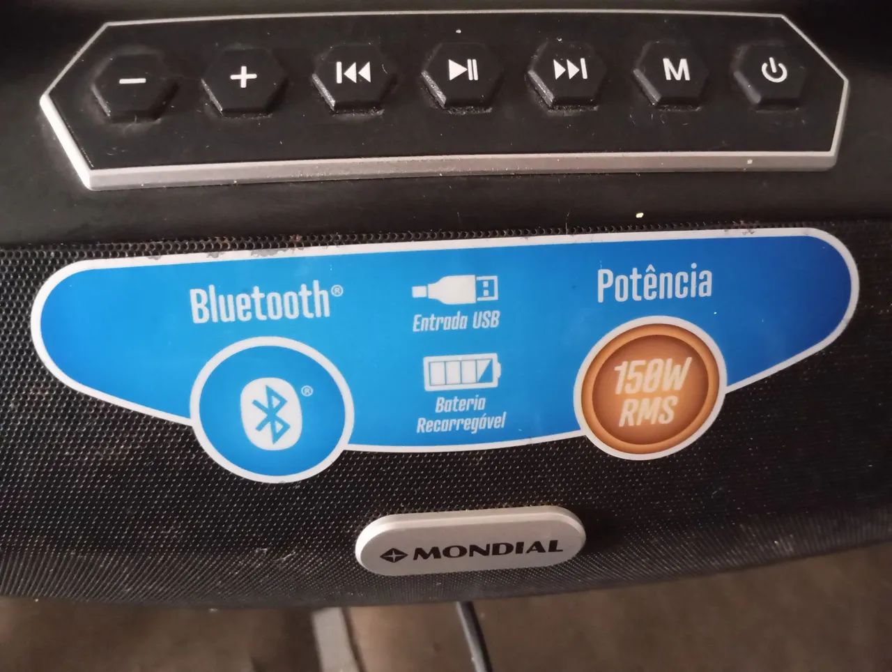 Caixa de Som Bluetooth Mondial 150W RMS - Foto 2