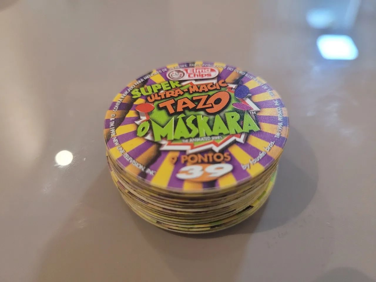 coleção tazo super ultra magic o máskara - Foto 2