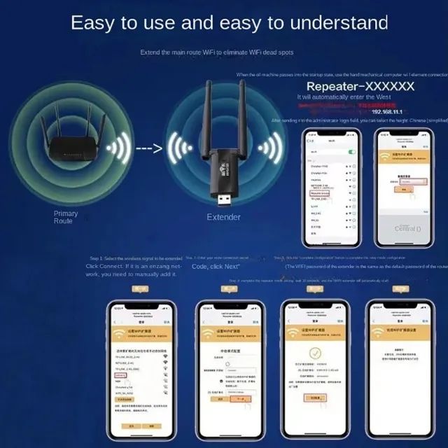 Repetidor de Sinal 2.4g 300mbps sem fio usb wifi - Foto 5