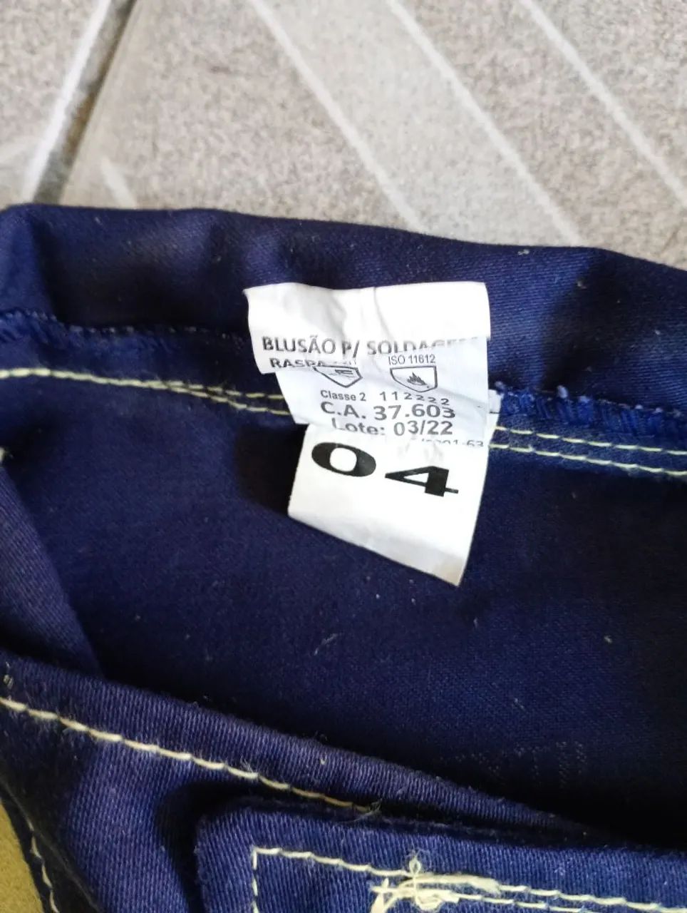 Blusão soldador de raspa 64292684484609121