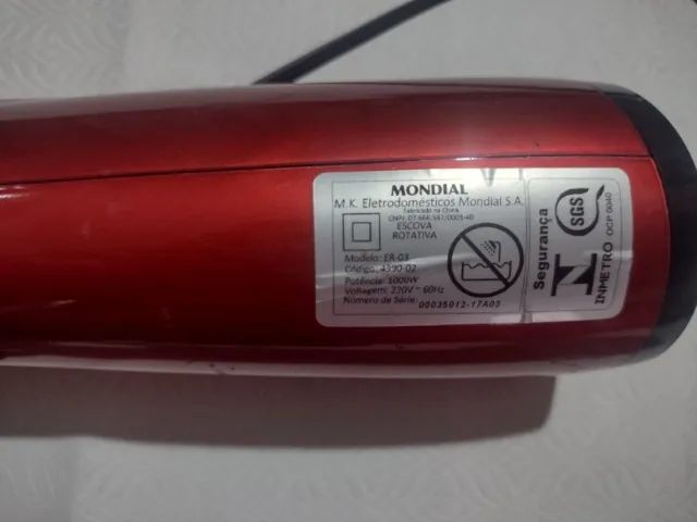 Escova Rotativa Mondial ER-03 Tourmaline R$120. - Foto 2