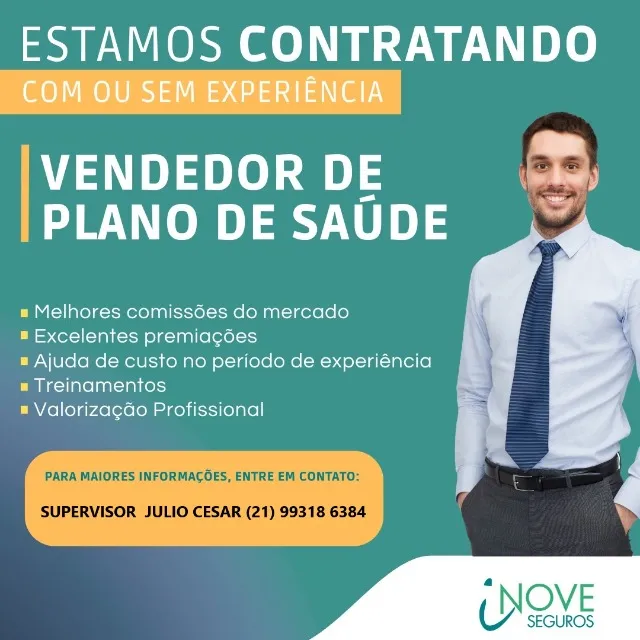 Vaga de Emprego - Procuro Profissionais em Vendas Autônomos.