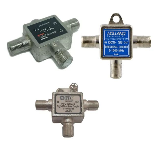 TAP de baixa frequencia 5-1000Mhz 12, 16 ou 20dB (P/ TV Digital/TV a cabo)