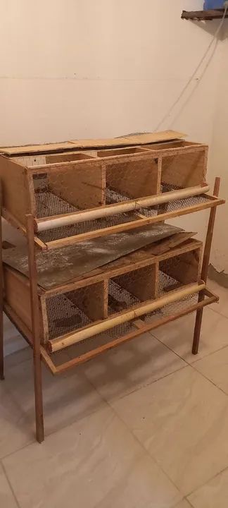 Gaiola para codornas bateria.. 2 andares - Foto 2