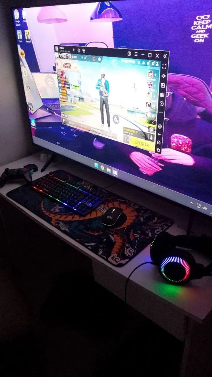 Pc gamer completo i5 RX 550 (menos monitor) troco por Xbox series s 
