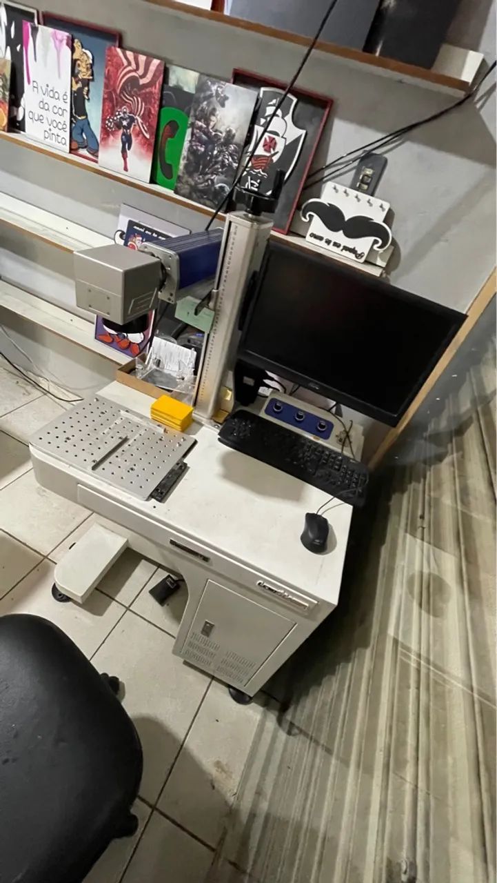 Gravadora a laser Fiber 20W  - Foto 2