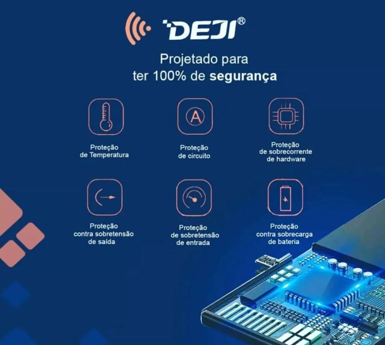 Bateria para Celular XIAOMI MI 8 LITE DEJI Max Original - Foto 2