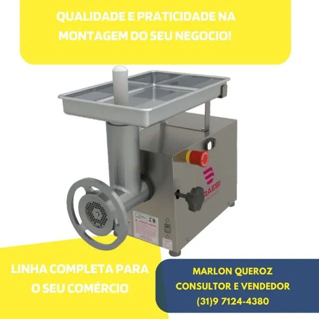 Moedor de Carne Boca 10 Braesi Novo Bivolt