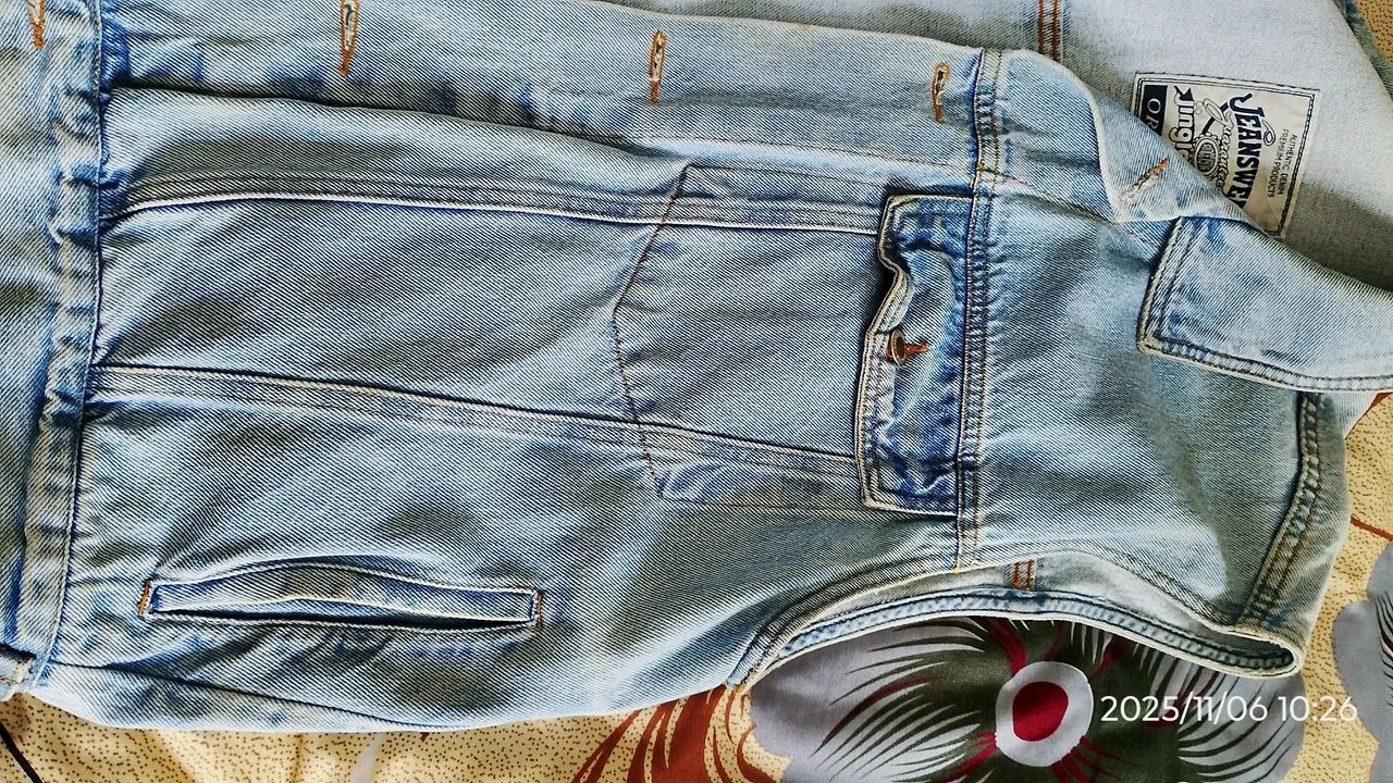 Jaqueta Jeans sem Manga  - Foto 3
