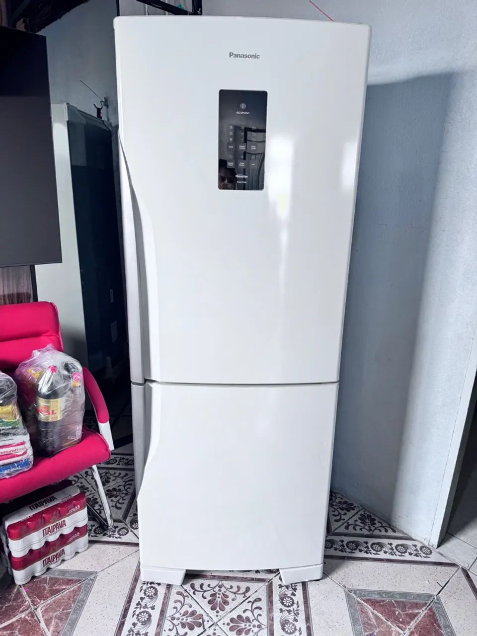 Geladeira Panasonic Inverter Frost Free Painel Digital 425 Litros Semi Nova Aceito Cartão 