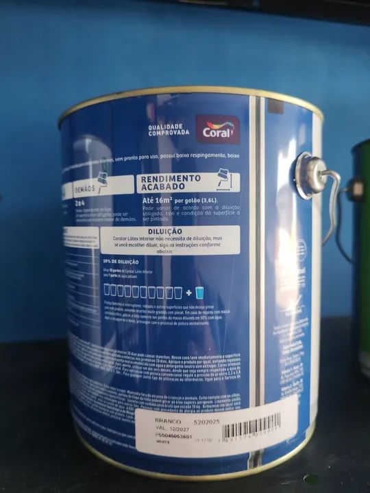 Tinta coral acrílica Coralar econômica 3,6l - Foto 2
