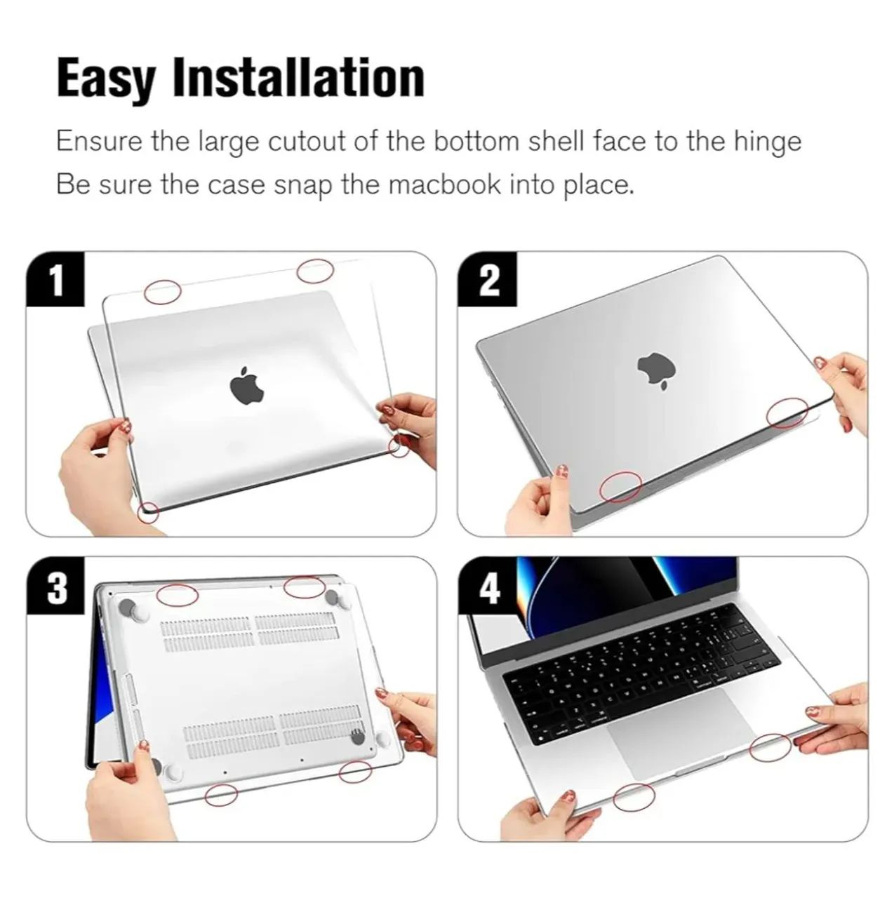 Capa para Notebook MacBook Pro 14 polegadas - Transparente - Foto 5
