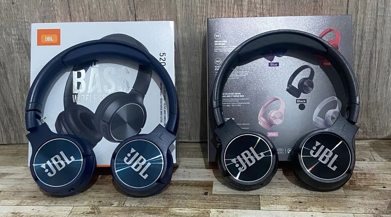 Fone JBL 520 - Pure Bass Wireless + ANC  - Foto 4