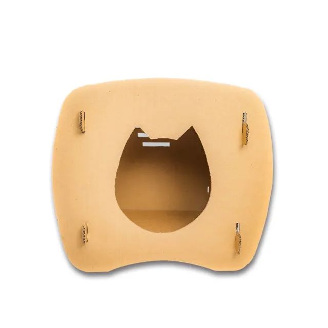 Casa de Gato com Arranhador E3 Pets - (43x36x38CM) - Foto 2