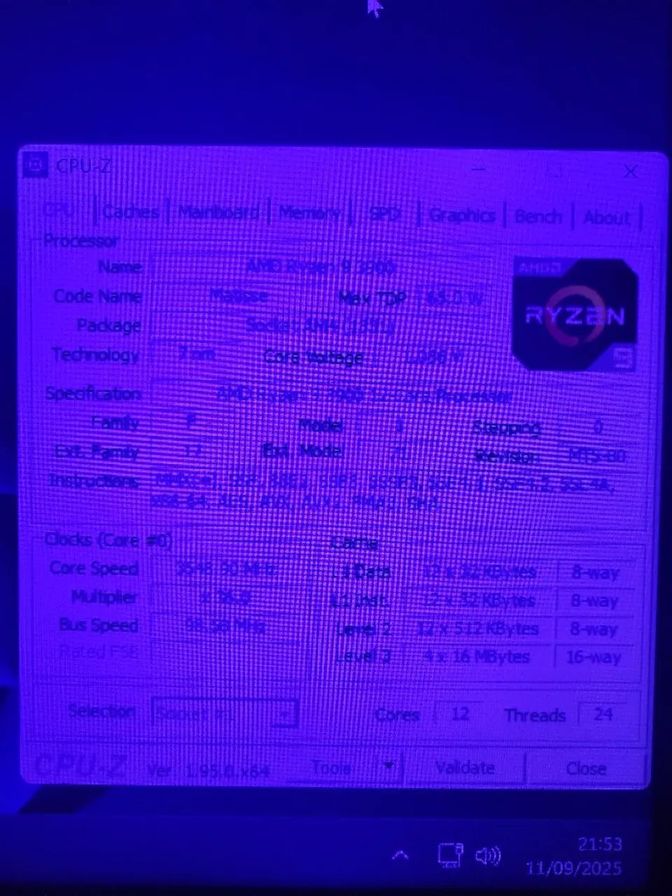 Ryzen 9 3900 