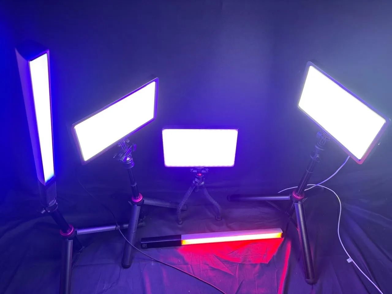 Kit Completo de Iluminação Led Profissional -Criadores de Conteúdo e Fotografia - Foto 5