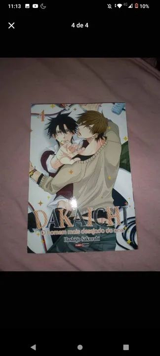 Mangá Dakaretai Otoko vols 1,2,3 e 4. - Foto 4