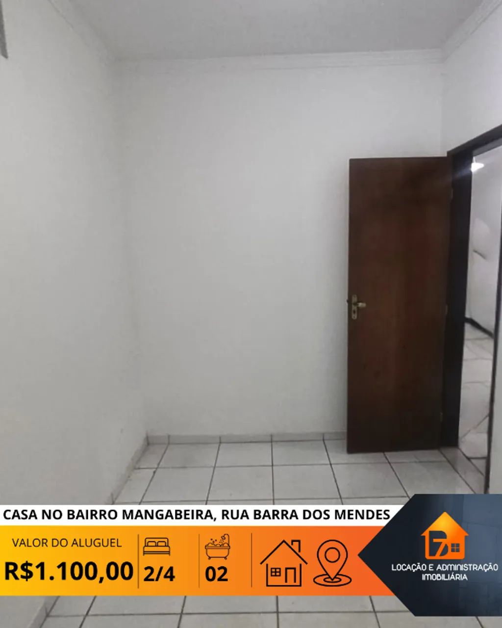 Casa 2/4 no bairro Mangabeira, rua Barra dos Mendes. - Foto 5