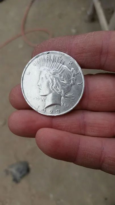 Moeda de Prata one  Dollar 1923