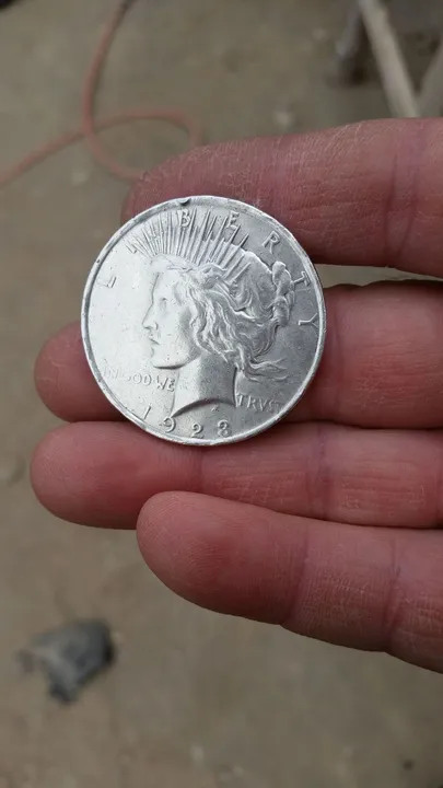 Moeda de Prata one Dollar 1923