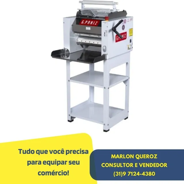 Cilindro de Massas G.Paniz 39CM Novo Bivolt