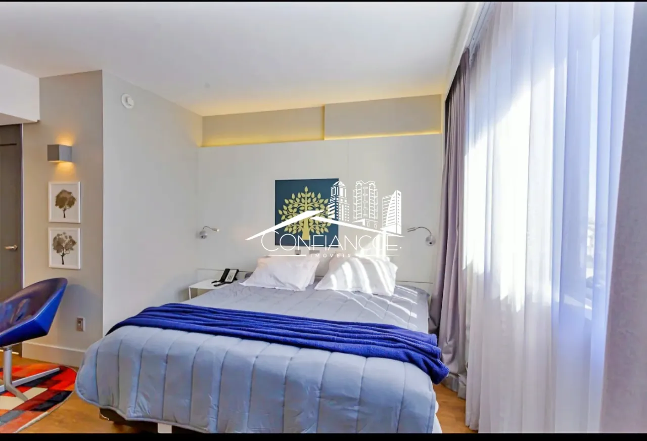 Studio Mobiliado para alugar no Stay Batel, Curitiba/PR - Confiancce Imóveis