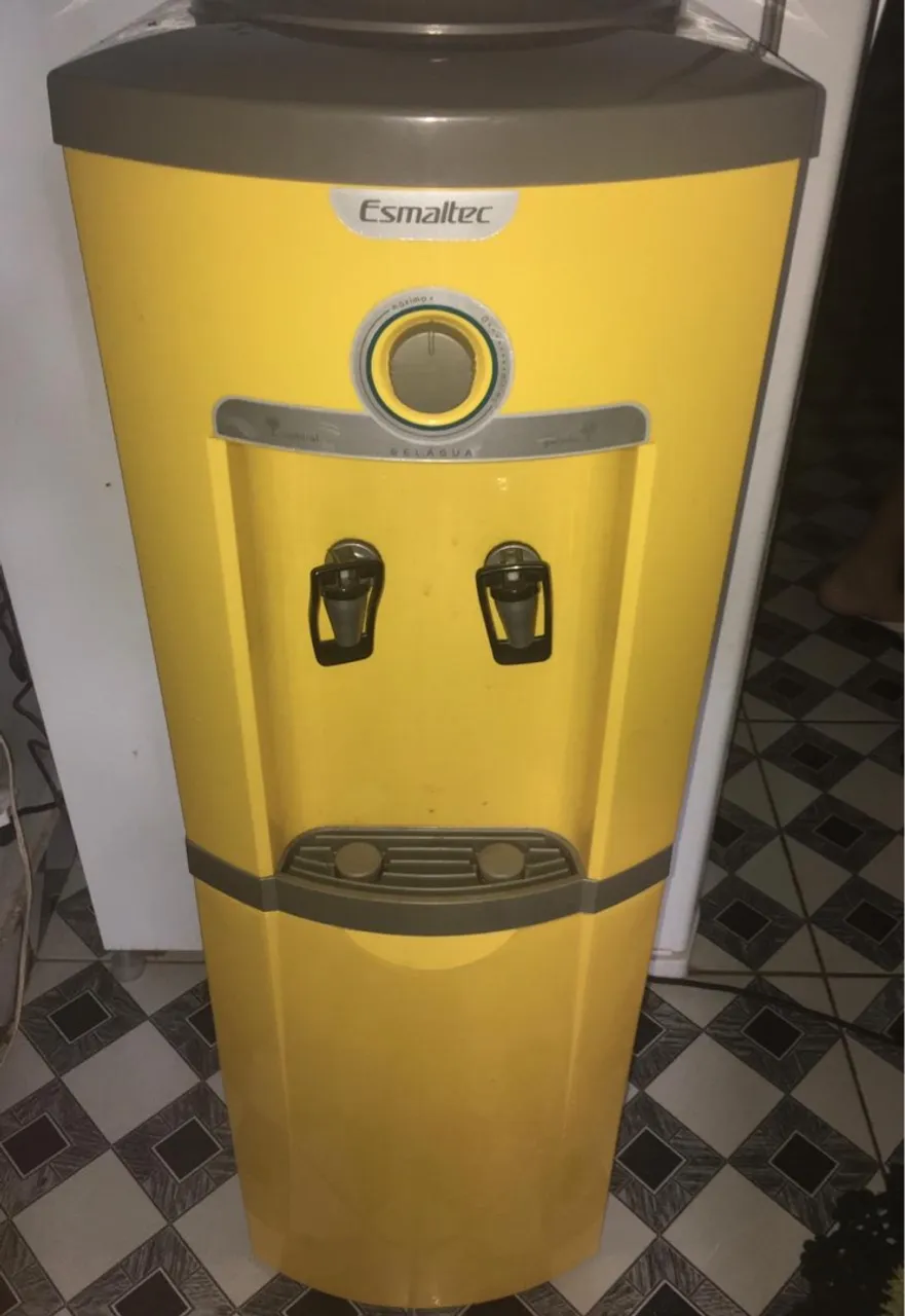 Bebedouro de Água Esmaltec Amarelo