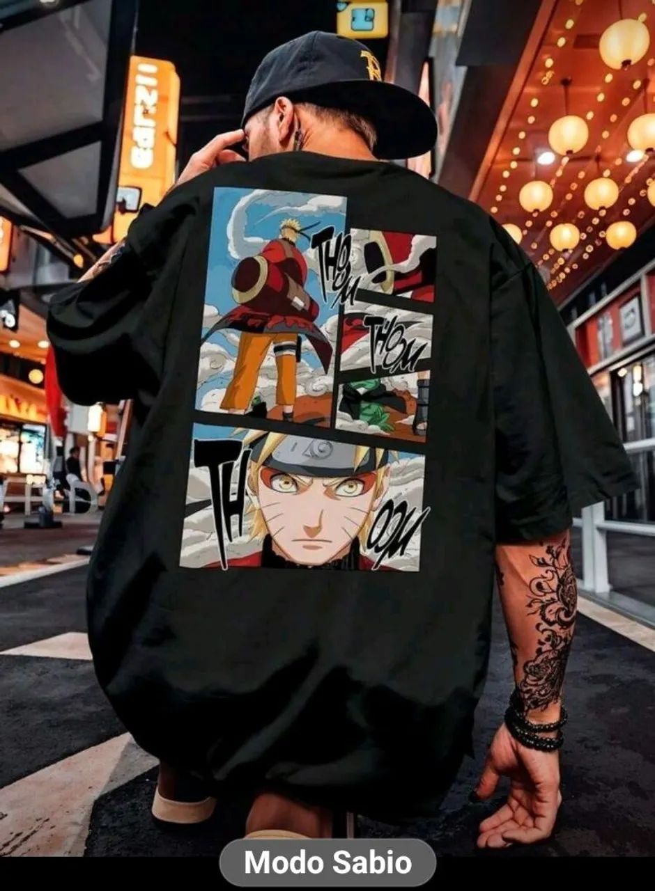 NARUTO Blusa malha de algodão do NARUTO.  OPORTUNIDADE  - Foto 2