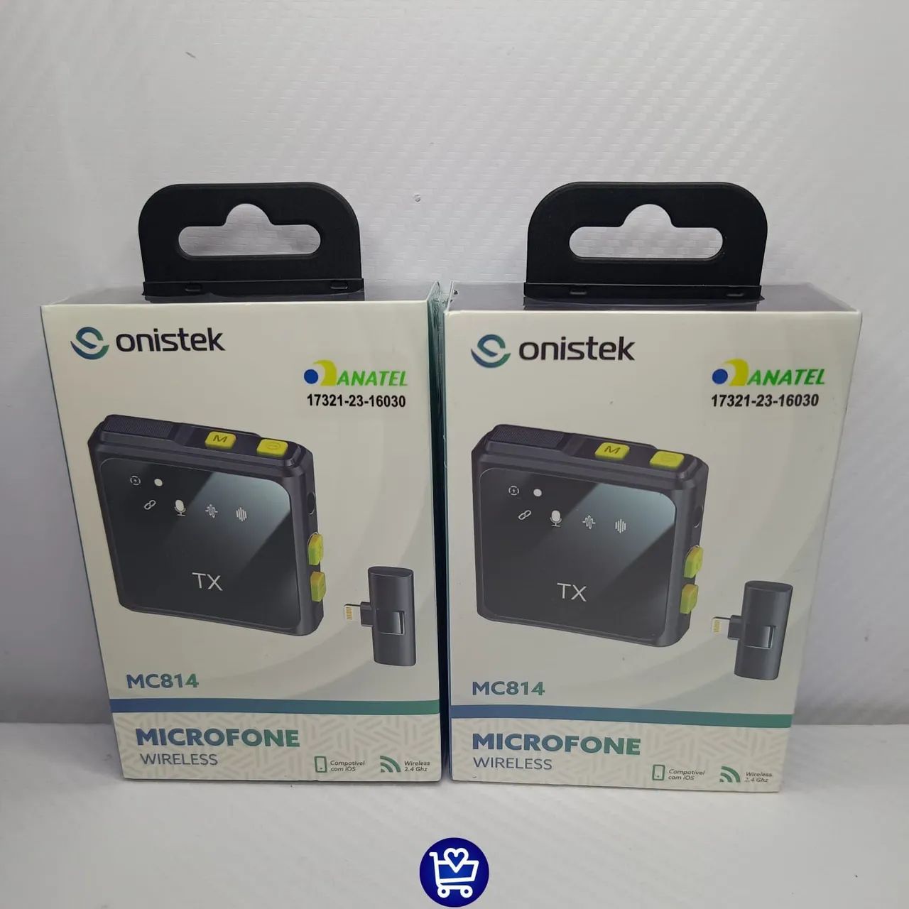 Microfone Sem Fio MC814 para Celular - Gravação de Áudio de Alta Qualidade - Foto 3