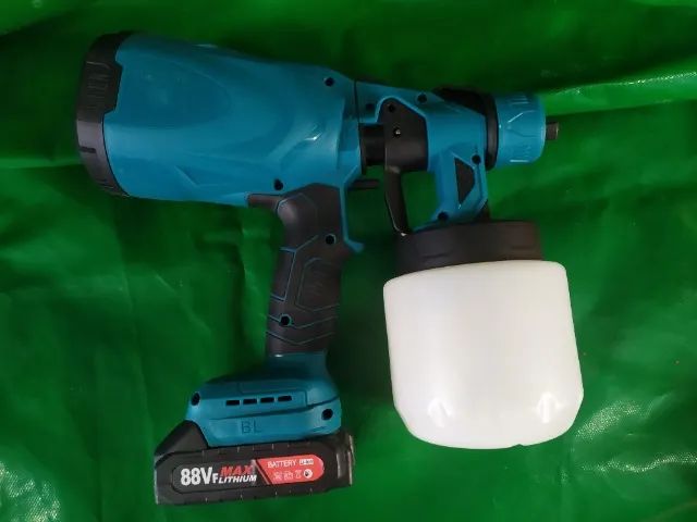 PISTOLA PARA PINTURA A BATERIA 18V - COM BATERIA SEM CARREGADOR - Foto 4