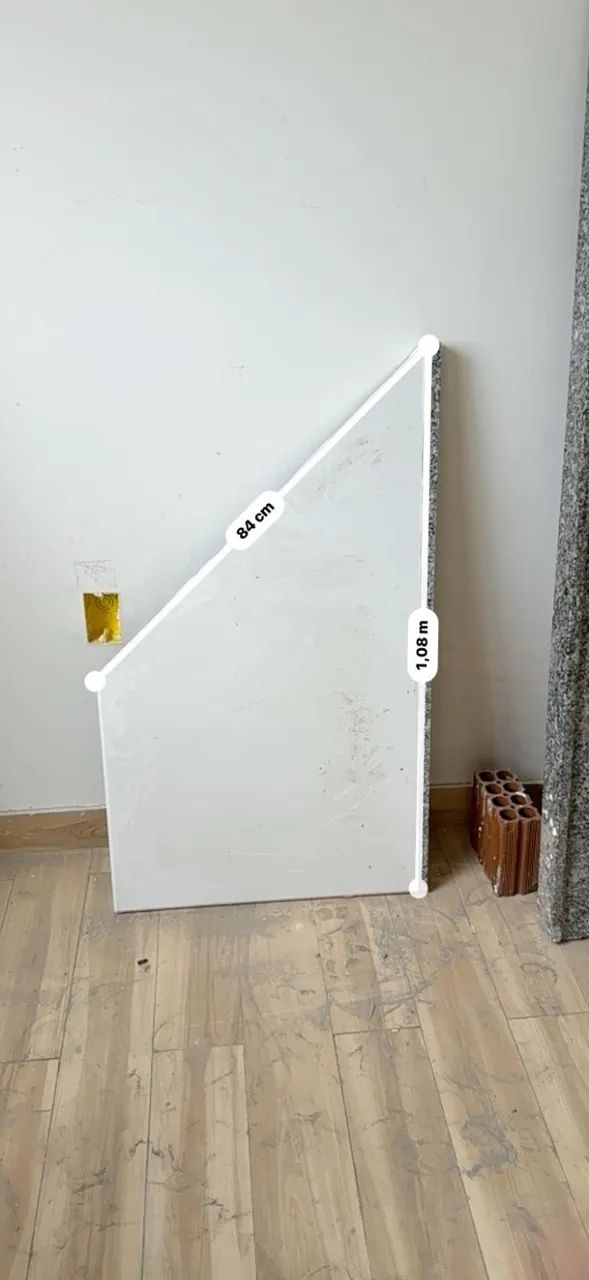 Conjunto de Tampos de Granito Recortado Espessura Dupla + Pé em Aço Inox - Foto 6