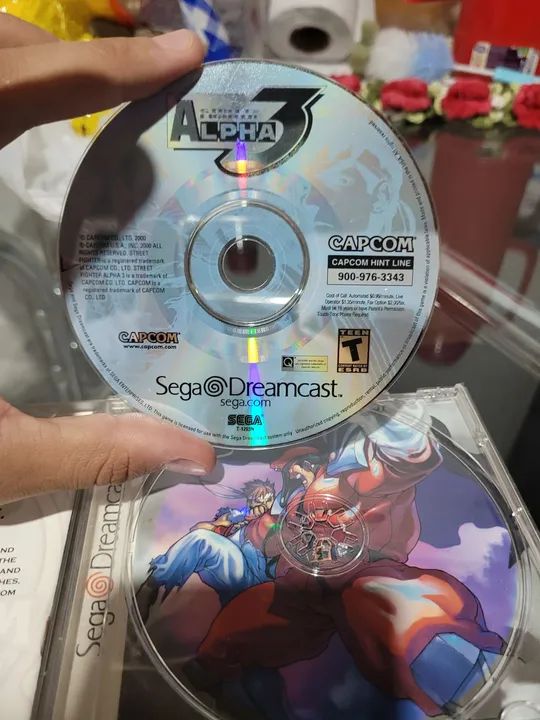 Dreamcast Street Fighter Alpha 3 Impecável  - Foto 6