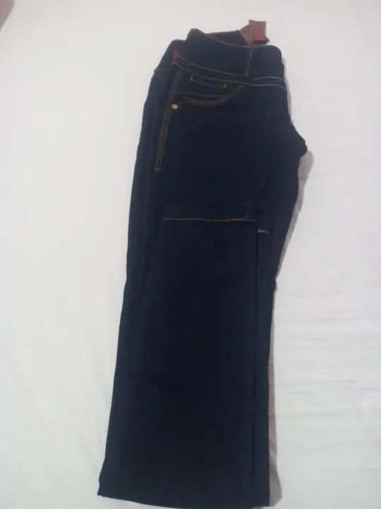 Calça Jeans  Uber Feminina Azul Escuro - Foto 4