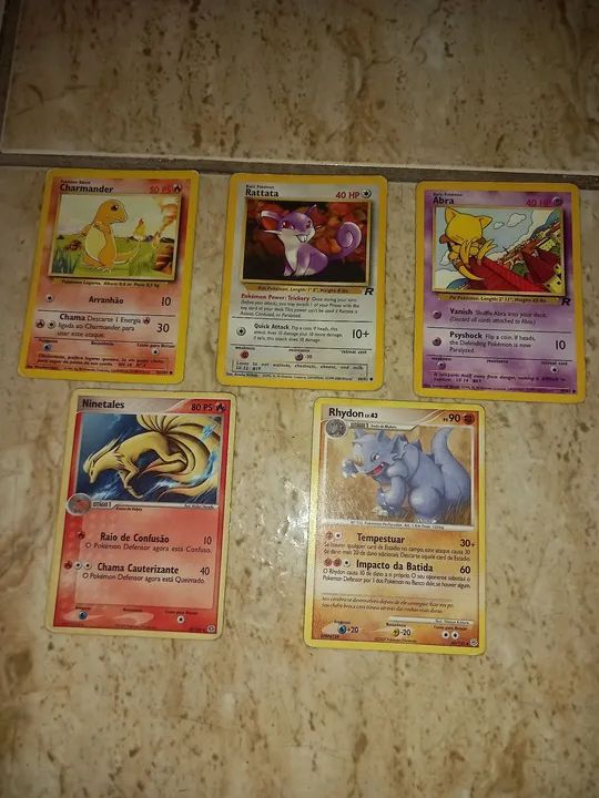 Cartas Pokémon 1 edição
