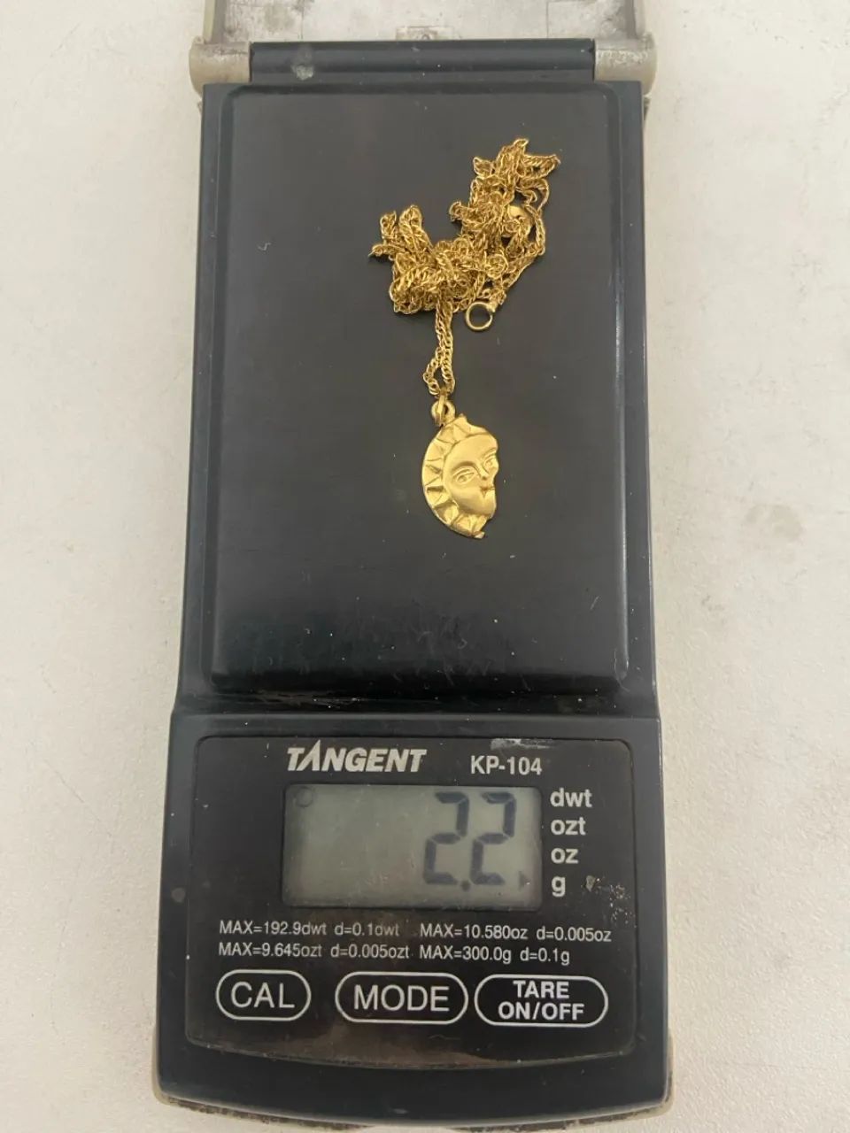 Colar de ouro 18k com pingente - Foto 2