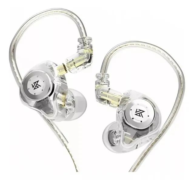 Fone De Ouvido In-ear Kz Edx Pro Cor Crystal
