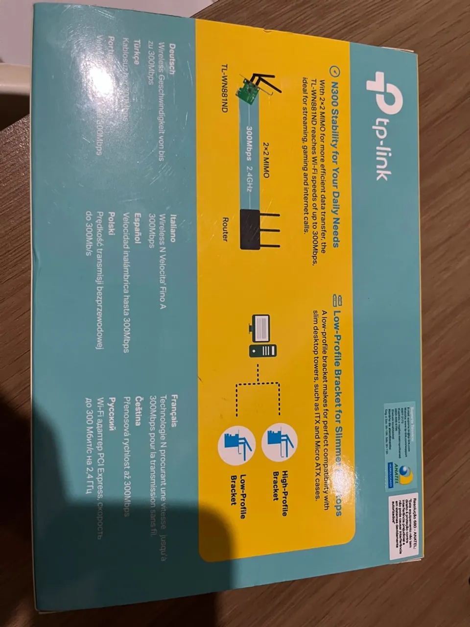 Vendo Placa de rede TP Link PCI E
