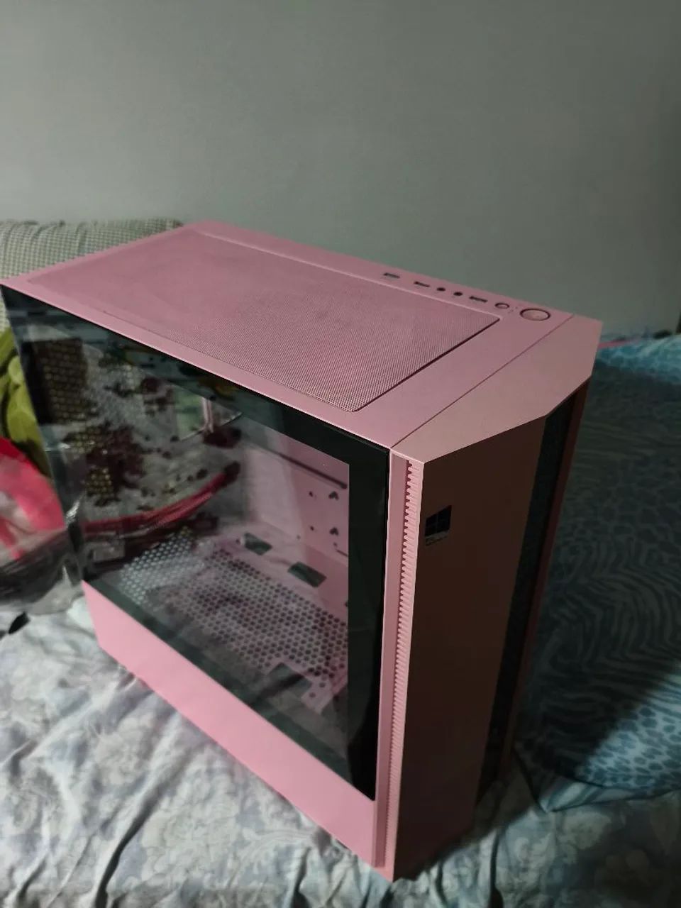 Gabinete PC Rosa Pichau Usado mas está como novo. - Peças de Hardware ...
