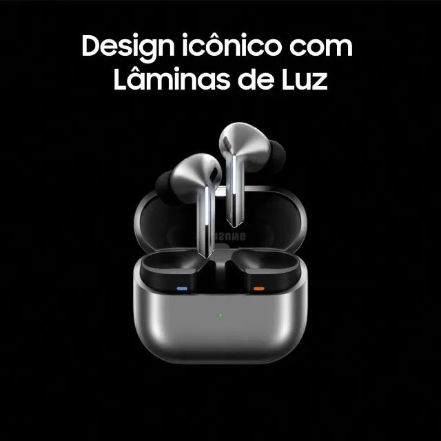 Samsung Galaxy Buds3 Pro Cinza - Foto 2
