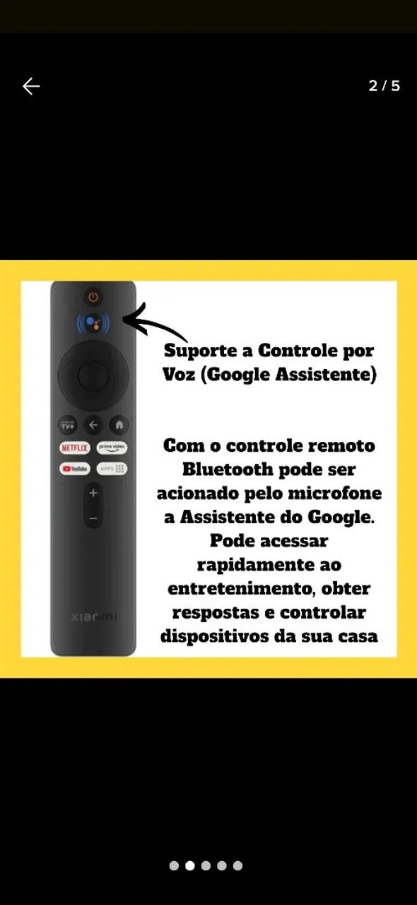 Xiaomi Mi TV Box S 2ª Geração - 4K Ultra HD - Foto 2