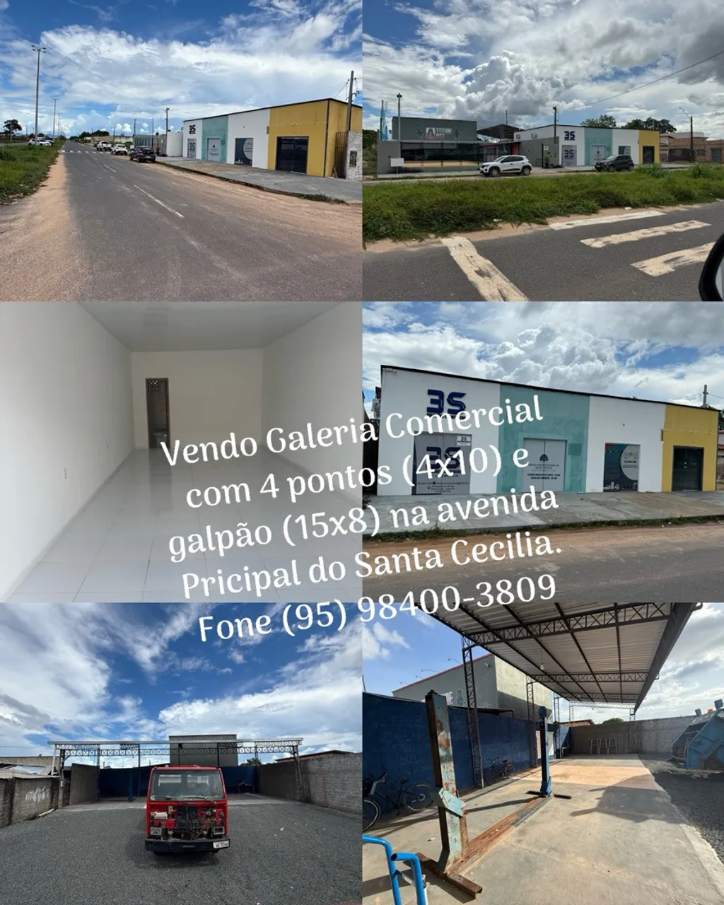 Vendo ou troco Galeria comercial e galpão