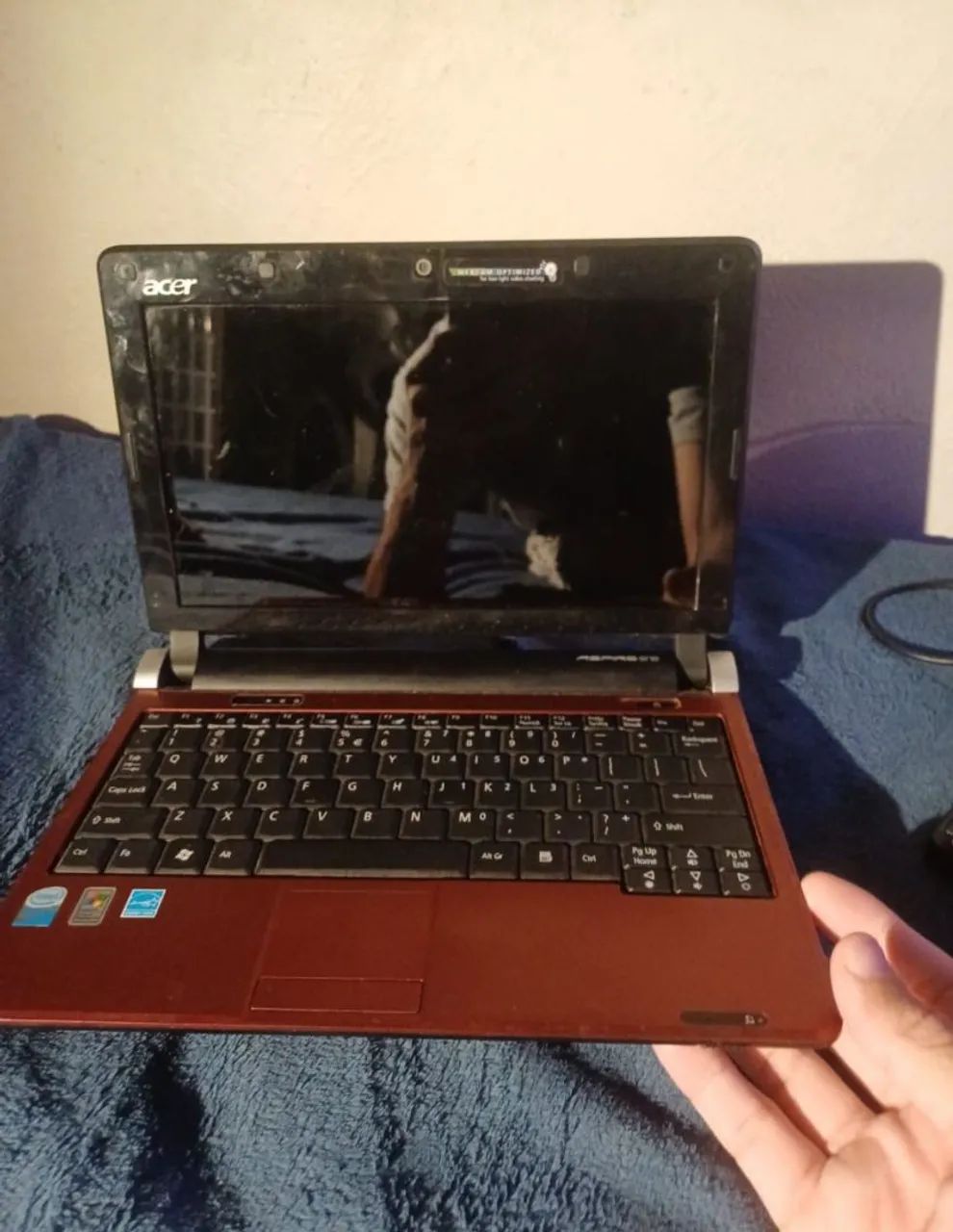 Netbook Acer vermelho - Foto 2