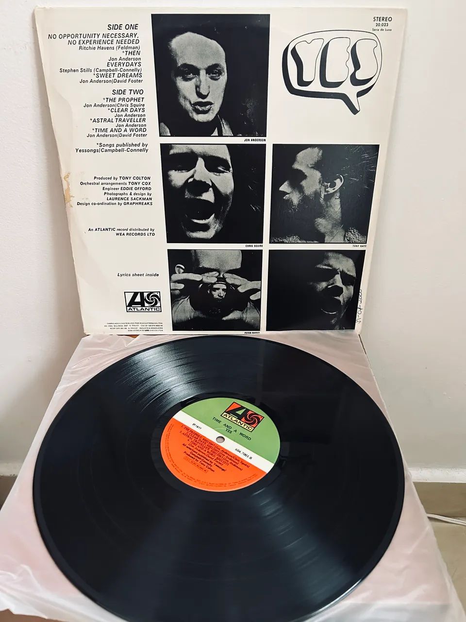 LP disco de vinil YES - Time and a Word - Foto 3
