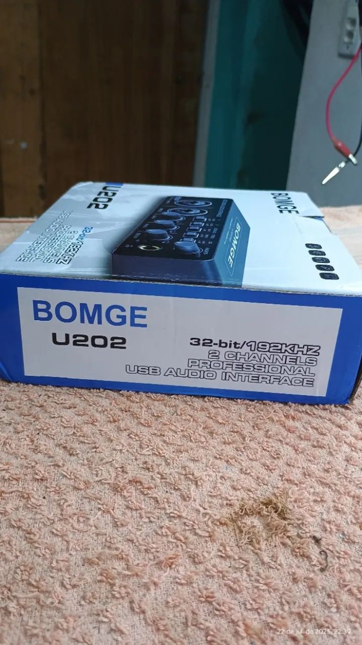 Interface De Áudio Bomge U202 Usb Para Gravação Em Pc e Celular - Foto 3