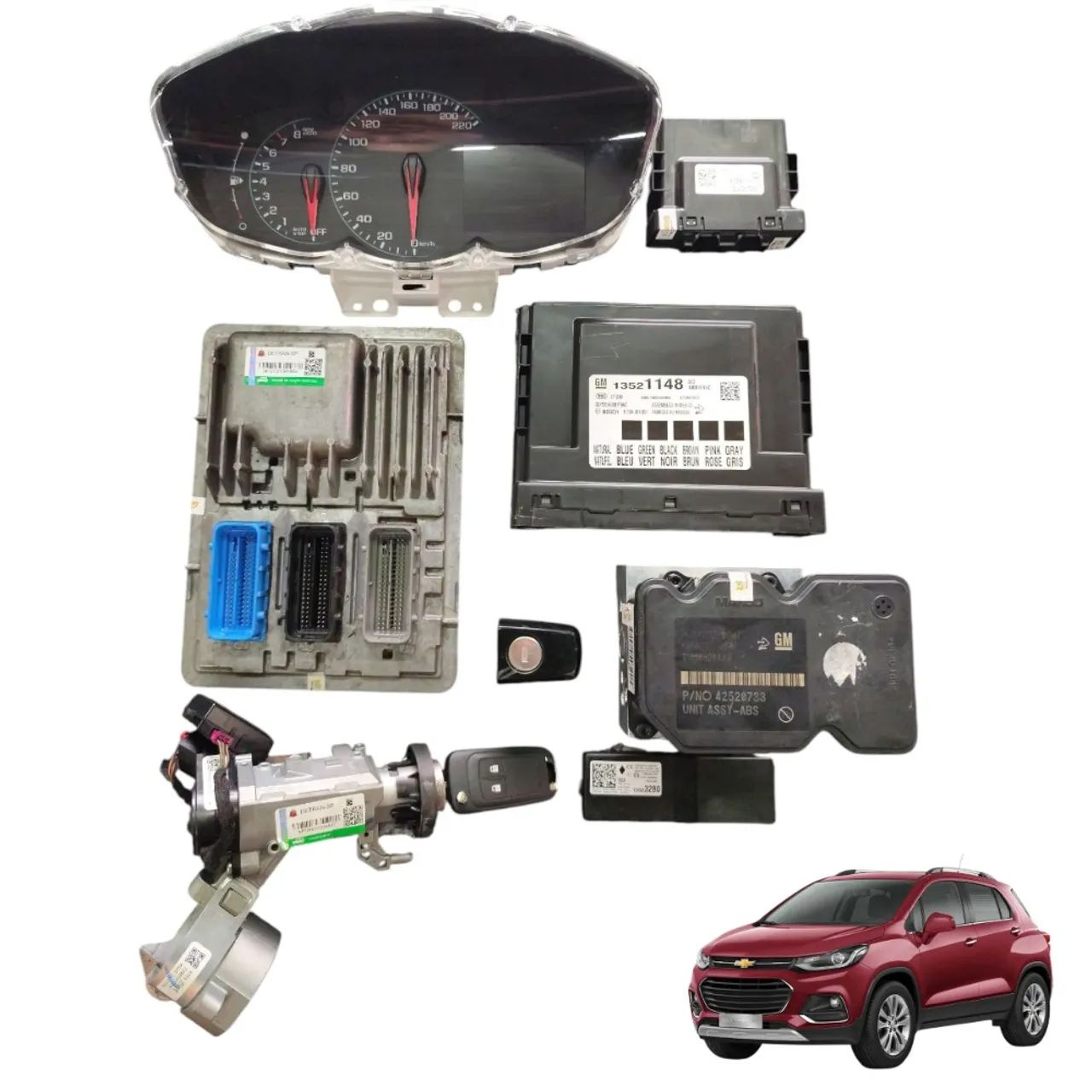 Kit code módulo injeção GM Tracker 1.4 Turbo 2018 2017 2016
