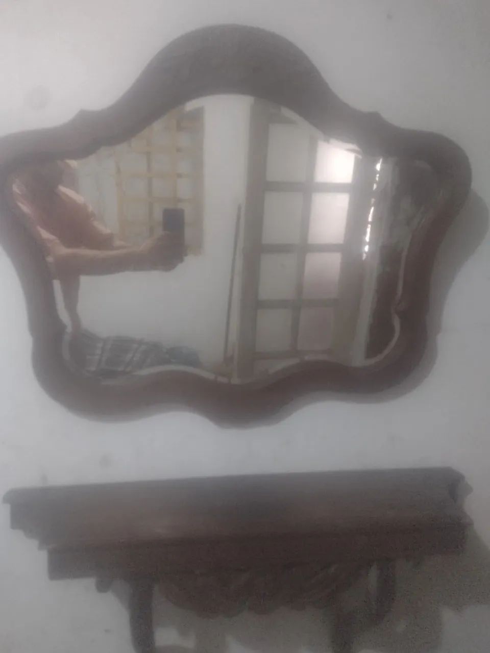 Espelho e aparador antigo - Foto 4