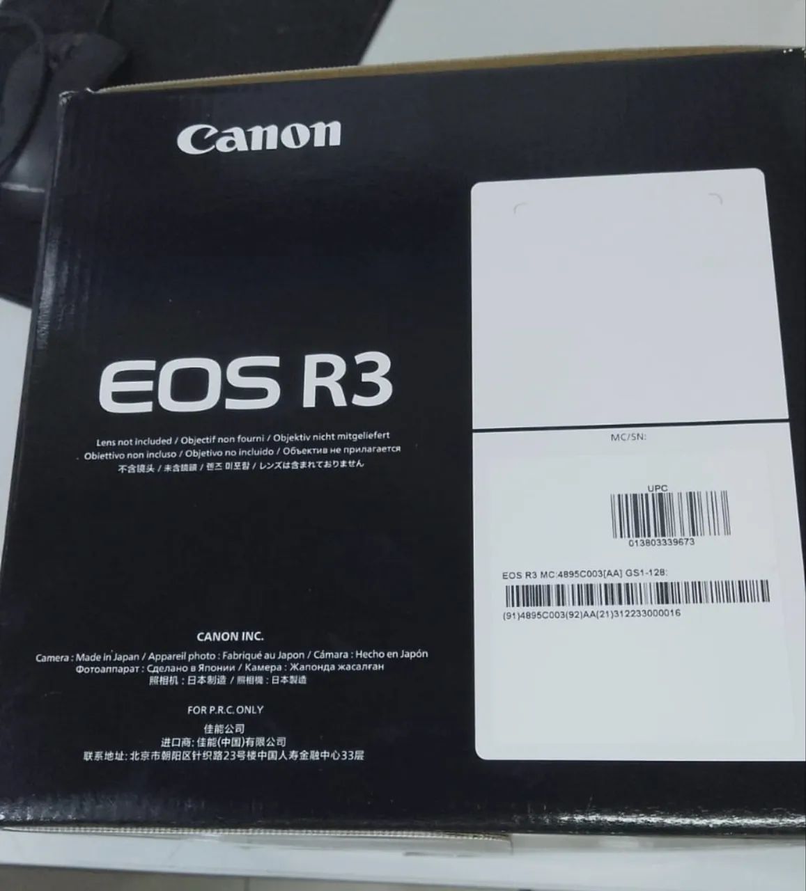 Canon EOS R3 - Corpo (NOVA) - Foto 5