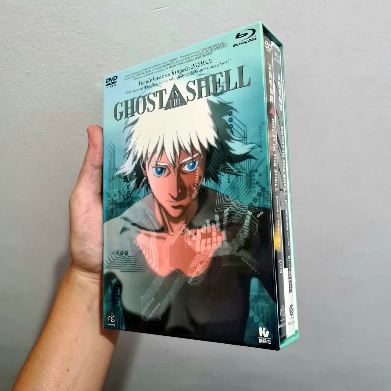 Blu-ray + dvd japones ghost in the shell - anime