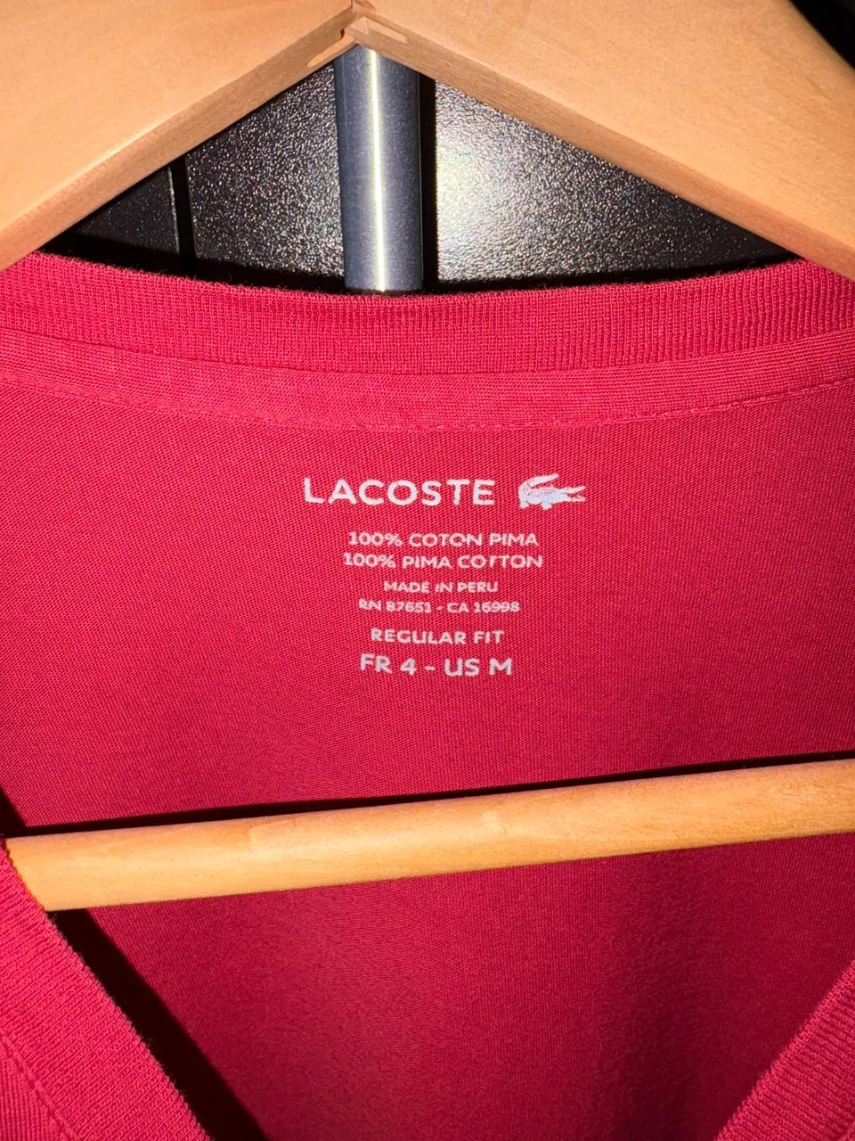 Camisa Lacoste Gola V - Foto 2